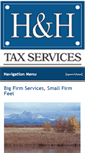 Mobile Screenshot of hhtaxservices.com